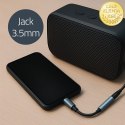 Qoltec Adapter przejściówka USB-C | Jack 3.5mm | 10cm | Aluminium