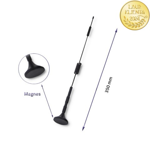 Qoltec Antena 4G LTE dookólna DUAL | 7dBi | Wewnętrzno-zewnętrzna