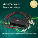 Qoltec Balanser napięcia 48V do akumulatorów 4 x 12V | 10A | LiFePO4 AGM GEL