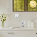 Qoltec Certyfikowany Czujnik wycieku gazu ziemnego i tlenku węgla (czadu) | detektor CH4 CO | alarm 85dB | LED