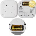 Qoltec Certyfikowany bezprzewodowy Czujnik dymu z baterią | Tuya | Wi-fi | żywotność sensora 10 lat | alarm 85dB | LED