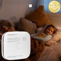 Qoltec Certyfikowany bezprzewodowy Czujnik dymu z baterią | Tuya | Wi-fi | żywotność sensora 10 lat | alarm 85dB | LED