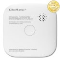 Qoltec Certyfikowany bezprzewodowy Czujnik dymu z baterią | Tuya | Wi-fi | żywotność sensora 10 lat | alarm 85dB | LED