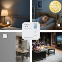 Qoltec Certyfikowany bezprzewodowy Czujnik tlenku węgla (czadu) z baterią | detektor CO | żywotność sensora 10 lat | alarm 85dB 