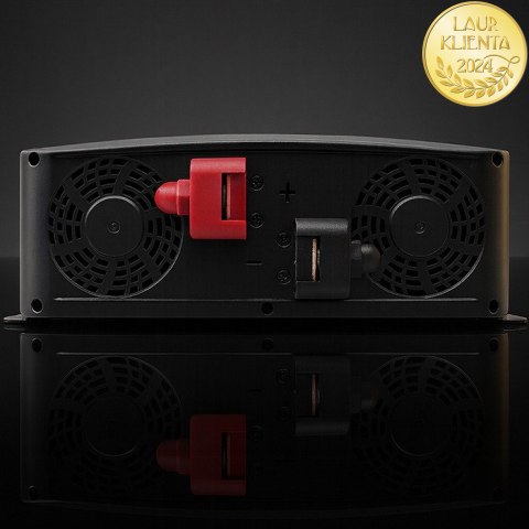 Qoltec Inteligentna profesjonalna ładowarka Monolith do akumulatorów LiFePO4 AGM GEL SLA | 60A | 12V | Szybkie ładowanie