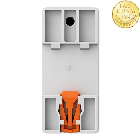 Qoltec Jednofazowy elektroniczny licznik watomierz | miernik zużycia energii | DIN35 | Zdalne sterowanie | Historia pomiaru | Wi