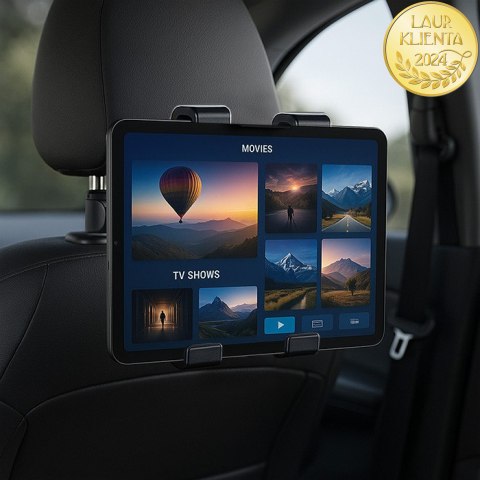 Qoltec Uchwyt na zagłówek 7-10.1"