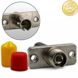 Qoltec Adapter hybrydowy FC/UPC - ST/UPC | Simplex | Multimode