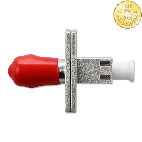 Qoltec Adapter hybrydowy LC/UPC - ST/UPC | Simplex | Multimode