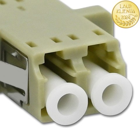Qoltec Adapter światłowodowy LC/UPC | Duplex | Multimode