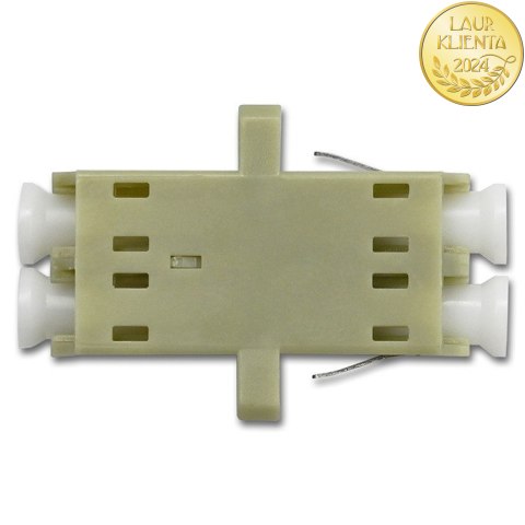Qoltec Adapter światłowodowy LC/UPC | Duplex | Multimode