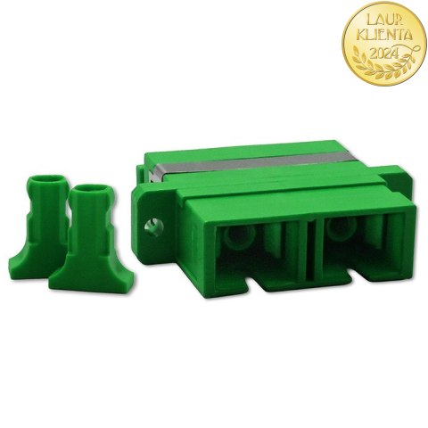 Qoltec Adapter światłowodowy SC/APC | Duplex | Singlemode