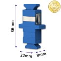 Qoltec Adapter światłowodowy SC/UPC | Simplex | Singlemode