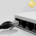 Qoltec Adapter zasilania PoE | LAN | RJ-45 | 5.5*2.1 mm