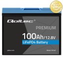Qoltec Akumulator LiFePO4 Litowo-Żelazowo-Fosforanowy | 12.8V | 100Ah | 1280Wh | BMS