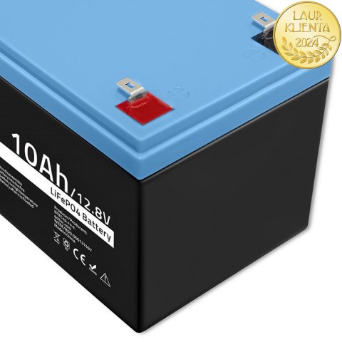 Qoltec Akumulator LiFePO4 Litowo-Żelazowo-Fosforanowy | 12.8V | 10Ah | 128Wh | BMS