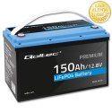 Qoltec Akumulator LiFePO4 Litowo-Żelazowo-Fosforanowy | 12.8V | 150Ah | 1920Wh| BMS