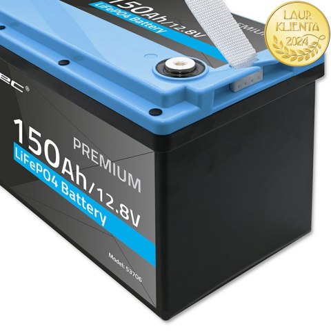 Qoltec Akumulator LiFePO4 Litowo-Żelazowo-Fosforanowy | 12.8V | 150Ah | 1920Wh| BMS