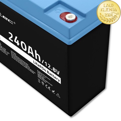 Qoltec Akumulator LiFePO4 Litowo-Żelazowo-Fosforanowy | 12.8V | 24Ah | 307.2Wh | BMS