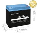 Qoltec Akumulator LiFePO4 Litowo-Żelazowo-Fosforanowy | 12.8V | 30Ah | 384Wh | BMS