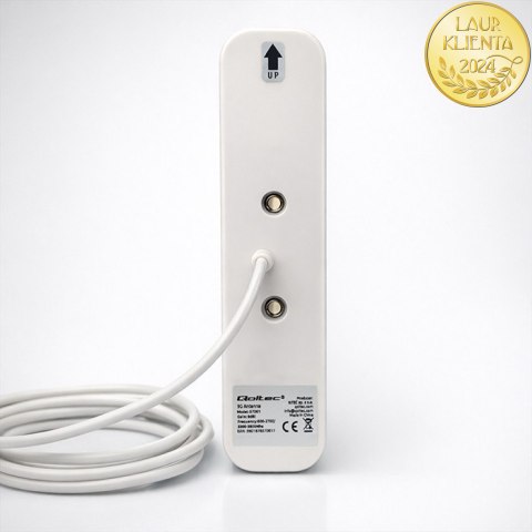 Qoltec Antena 4G 5G LTE | 9dBi | kierunkowa | zewnętrzna | N female | wodoodporna | 3m