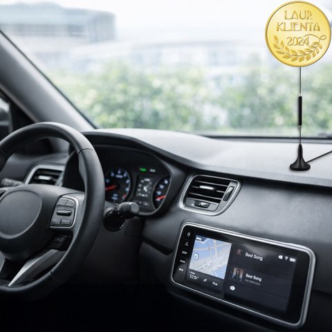 Qoltec Antena 4G LTE z podstawą magnetyczną| 5dBi | dookólna | wewnętrzna | 600-2700 MHz | SMA | 3m