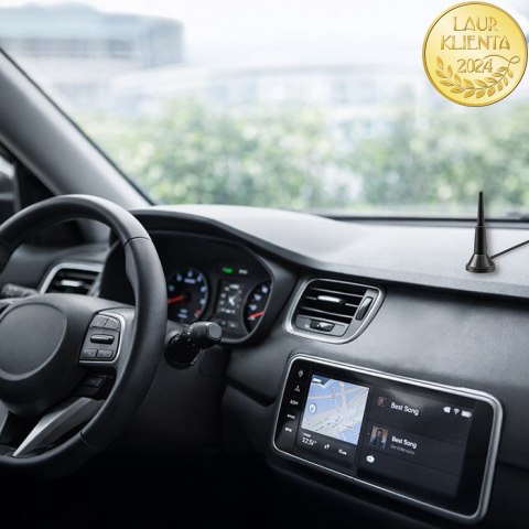 Qoltec Antena 4G LTE z podstawą magnetyczną | 5dBi | wewnętrzna | dookólna | 600-2700 MHz | SMA | 3m