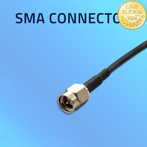 Qoltec Antena 4G LTE z podstawą magnetyczną | 5dBi | wewnętrzna | dookólna | 600-2700 MHz | SMA | 3m