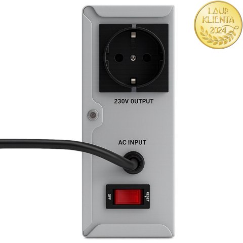 Qoltec Automatyczny Stabilizator napięcia AVR 1000VA | Compact | Toroidalny transformator