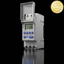 Qoltec Elektroniczny programator czasowy TIMER na szynę DIN z wbudowaną baterią | Haromonogram 7 dni | 16 programów