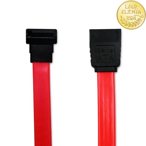 Qoltec Kabel SATA S | R/A | 0.5m