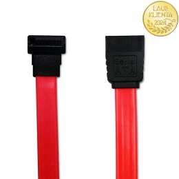 Qoltec Kabel SATA kątowy 0.35m