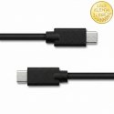 Qoltec Kabel USB 2.0 typ C męski | USB 2.0 typ C męski | 0.5m | Czarny