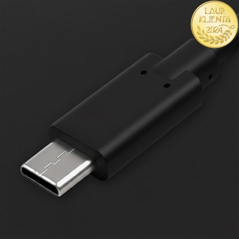 Qoltec Kabel USB 3.1 typ C męski | USB 3.1 typ C męski | 3m | Czarny