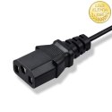 Qoltec Ładowarka do roweru elektrycznego 36V | 42V | 2A | C14-IEC-3Pin +kabel zasilający
