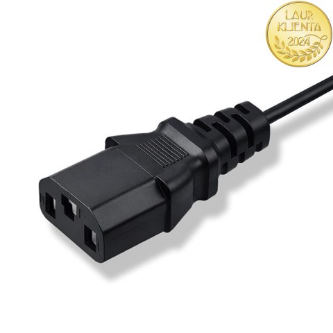 Qoltec Ładowarka do roweru elektrycznego 36V | 42V | 2A | C14-IEC-3Pin +kabel zasilający