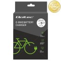 Qoltec Ładowarka do roweru elektrycznego 36V | 42V | 2A | GX12-3Pin +kabel zasilający