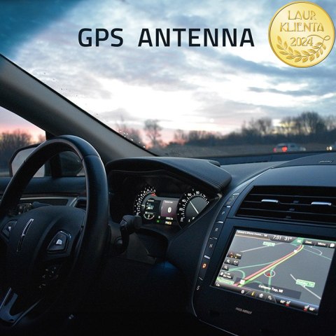 Qoltec Mobilna Antena GPS GLONASS z podstawą magnetyczną | dookólna | 28dBi | SMA RA