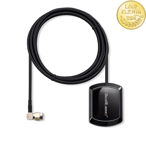 Qoltec Mobilna Antena GPS GLONASS z podstawą magnetyczną | dookólna | 28dBi | SMA RA