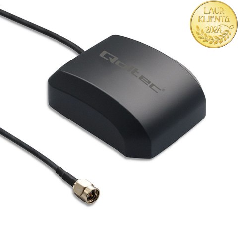 Qoltec Mobilna Antena GPS GLONASS z podstawą magnetyczną | dookólna | 28dBi | SMA