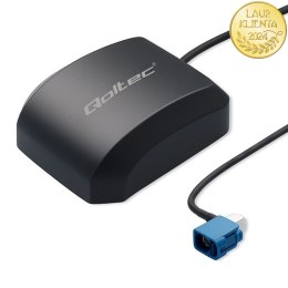 Qoltec Mobilna Antena GPS GLONASS z podstawą magnetyczną | dookólna | 28dBi | FAKRA