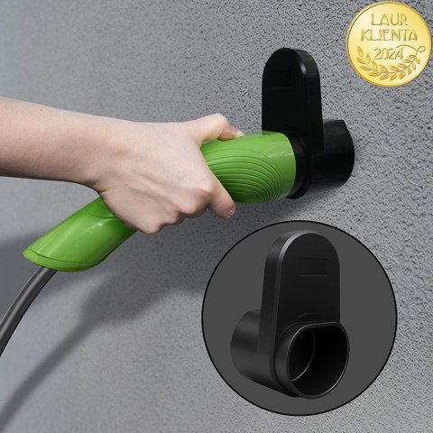 Qoltec Mobilna ładowarka do samochodu elektrycznego EV z regulacją 2w1 Typ2 | 22kW | 400V | CEE 32A | Wi-fi | TUYA | SMART LIFE 