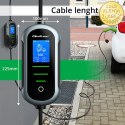 Qoltec Mobilna ładowarka do samochodu elektrycznego EV z regulacją 2w1 Typ2 | 22kW | 400V | CEE 32A | Wi-fi | TUYA | SMART LIFE 