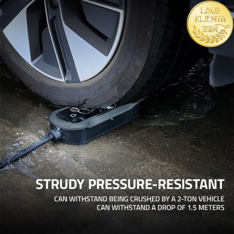 Qoltec Mobilna ładowarka do samochodu elektrycznego EV z regulacją 2w1 Typ2 | 22kW | 400V | CEE 32A | Wi-fi | TUYA | SMART LIFE 