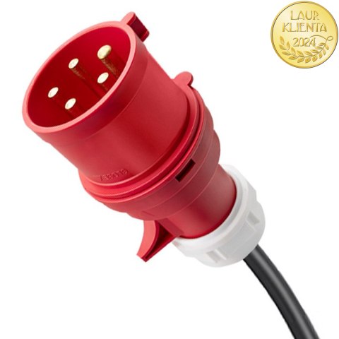 Qoltec Mobilna ładowarka do samochodu elektrycznego EV z regulacją 2w1 Typ2 | 22kW | 400V | CEE 32A | Wi-fi | TUYA | SMART LIFE 