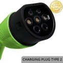 Qoltec Mobilna ładowarka do samochodu elektrycznego EV z regulacją 2w1 Typ2 | 3.5kW | 230V | SCHUKO 16A | LED | 5m
