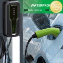 Qoltec Mobilna ładowarka do samochodu elektrycznego EV z regulacją 2w1 Typ2 | 3.5kW | 230V | SCHUKO 16A | LCD | Przenośna | 4m