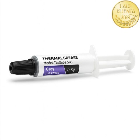 Qoltec Pasta termoprzewodząca TIM TUBE S05 | 1.829 W/m-K | 0.5g | Szara
