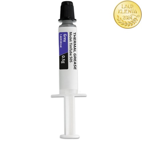 Qoltec Pasta termoprzewodząca TIM TUBE S05 | 1.829 W/m-K | 0.5g | Szara