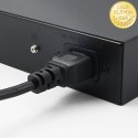 Qoltec Przełącznik sieciowy SWITCH Gigabit Ethernet PoE | 24x RJ45 | 2x SFP | 1000 Mb/s
